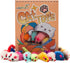 Fashion's Talk 48-Count Assorted Mice Cat Toys, Furry Rattle Mouse Kitten Toy for Indoor Cats
