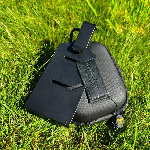 TecTecTec Golf Bag Metal Clip for Rangefinder, Strong Hold Straps, Quick Use Golf Gear Organizer