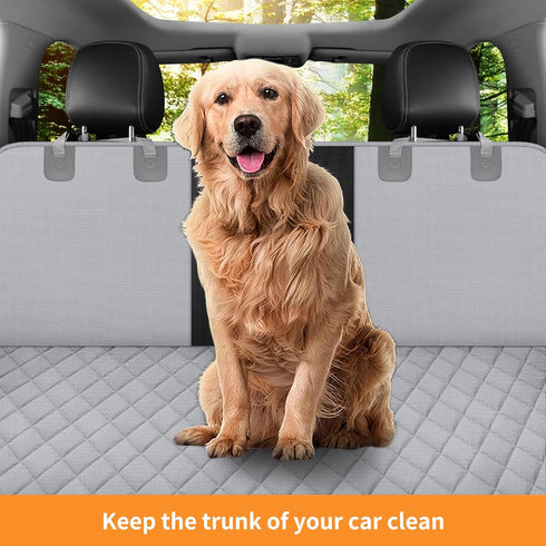 GXT Dog Back Seat Cover Protector for Cars SUV and Trucks with Mesh Window, Scratchproof Nonslip and Waterproof