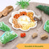2pcs Set, Hermit Crab Food Bowls with Feeding Tongs and Scooper Hermit Crab Food Bowl Water Dishes Accessories, Small