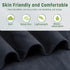 Swimming, Catalonia Hooded Surf Poncho, Changing Robe for Surfing Quick Dry Swim Pool Towel for Men Women, Black