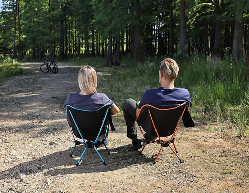 Backpacking, 330Lbs MARCHWAY Lightweight Folding Camping Chair, Portable Foldable Compact for Outdoor Camp, Travel