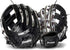 Franklin Sports RTP Kids Baseball + Tball Glove - Youth Mitt for Boys & Girls, Black/White, 9.5" Right Hand Throw