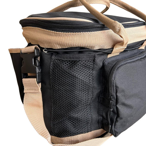 Deluxe Horse Grooming Bag with Essential Tools for Equestrian Care