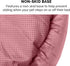 Furhaven 24" Round Calming Donut Dog Bed for Indoor Cats & Small Dogs, Washable, Up to 20 lbs, Rose Pink