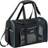 Soundy Large Cat Carrier, Portable Soft Sided Carrier for Cats and Small to Medium Dogs under 25 lbs, Black