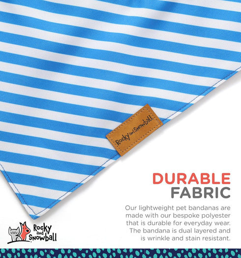 Dog Bandanas, Reversible Scarf for Medium & Large Dogs, Soft & Breathable Pet Bandanas