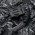 Fixed Blade Knife with D2 Steel Blade and G10 Handle, Tactical EDC Double Edged Sharp Claw Knife, Black