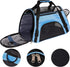 Pet Carrier Cat Carrier, Soft-Sided Airline Approved for Small Medium Cats Dogs Puppies (Medium, Blue)