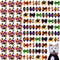 Weewooday 70 Pieces Dog Hair Bows with Rubber Band, Bowtie Pet Accessories for Independence Day, Christmas, Small Puppy