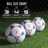 6 Pack 3, 4, 5, GoSports Premier Soccer Balls - Single or - Sizes with Ball Pump