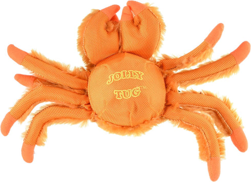 Jolly Tug-a-Mal Crab Tug/Squeak Toy, Medium, Jolly Pets, Crab (JTA63)