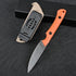 Knives DC53 Steel Tactical Fixed Blade Knife, Kydex Sheath for Men, EDC Outdoor Camping Survival Hunting, Black+G10