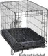 MidWest Homes for Pets Bolster Dog Bed, 48L-Inch Gray Dog Bed with Comfortable Bolster, Ideal for Extra Large Dog