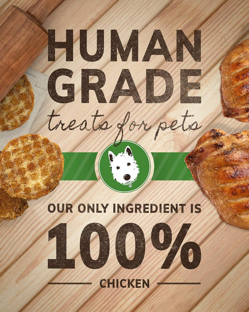 Wiley's Chicken Clucks Pet Treats | All Natural Pet Treats for Dogs | Grain Free Dog Treats Made in USA | Natural