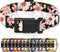 Dog Collar for Boys Girls, Floral Puppy Collar for Small Medium Large Dogs, Adjustable Soft with Safety Buckle, Light