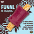 WEST PAW Funnl Dog Chew Toy - Interactive Treat Toys for Dogs - Toy Fillable with Earth Animal No-Hide Chews - Large 4.25" Tropic Red | Made in USA