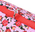 Mile High Life Velcro Dog Harness, Air Mesh Floral Vest for Small Dogs & Cats, Adjustable Easy Closures (Peony Rose, S)