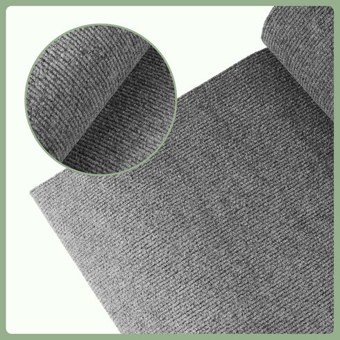 78.7"x15.8" Self-Adhesive Cat Scratching Mat, Trimmable Carpet to Protect Furniture, Walls, or Floors