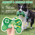 Squeaky Dog Toys: Interactive Plush Toy with Crinkle Paper and Cute Puppy Chew Toys with Rope - Gaming Controller Gift