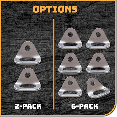 26kN 3/8" Hammocks, Climbing Wall Bolt Hanger/Anchor/Tiedown for Screw/Bolt Ideal for Rock Climbing and Home Gyms