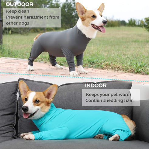 Dog Onesie After Surgery Recovery Suit for Small Medium Large Dogs, Surgical Anxiety Body Suits
