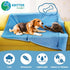 Kritter Planet Waterproof Cooling Dog Mat - Soft Lightweight Cooling Pet Blanket for Summer, 50 x 60 inch, Blue
