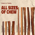 12" (Pack 5) 100% chew-e&tasty Monster Odor Free Bully Sticks of - Long Lasting Beef Chews - Beef Single Ingredient
