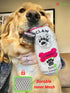 Pup Claw Dog Toys - Funny Cute Plush Dog Toys with Squeaker, Parody (2 Pack) (Tropical Pack)