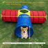 Generic Dog Agility Tunnel for Small & Medium Dogs and Puppies Durable Oxford Fabric, Pop-Up Exercise & Training Toy