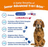 Zesty Paws Senior Dog Multivitamin Treats, 90ct, for Skin & Coat, Immune Health, Glucosamine