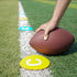 Football Linemen Position Flat Spot Markers for Enhanced Training, Precision, Durability, and Portability