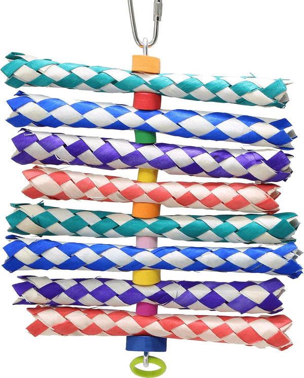 Bonka Bird Toys 1243 Colorful Foamy Delight Shredding Parrot Parrotlet Quaker Cockatoo Budgie