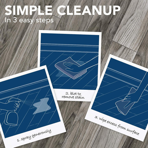 Simple Solution Hard Floor Pet Stain and Odor Remover | 32 Ounces Dual Action Cleaner for Sealed Floors