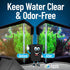 Aquarium Carbon Pad - Cut to Fit Carbon Infused Filter Pad Media for Crystal Clear Fish Tanks (18" x 36")