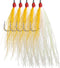 Shaddock Fishing Bucktail Teasers with Hook Saltwater, Fishing Teaser Lures Flounder Rig Fishing Jig