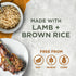 Blackwood Sensitive Skin & Stomach Dry Dog Food, Lamb Meal & Brown Rice, 10 lb Bag with Prebiotics & Probiotics