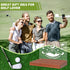 CoolGift Mart Light Up Golf Ball Marker Display, Wooden Acrylic Accessories with Warm White Color Lights USB Powered