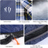 REDCAMP Flannel Sleeping Bag for Adults, Comfortable Cotton Camping Bag with Detachable Hood, Red/Grey/Blue