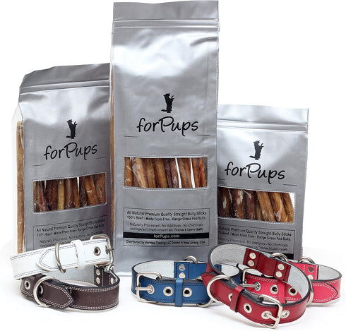 (6 inch, 25-Pack) 100% (6"-25pk) Standard Thickness Bully Sticks - All Natural, Grass-Fed, Non-GMO Beef Pizzle Dog