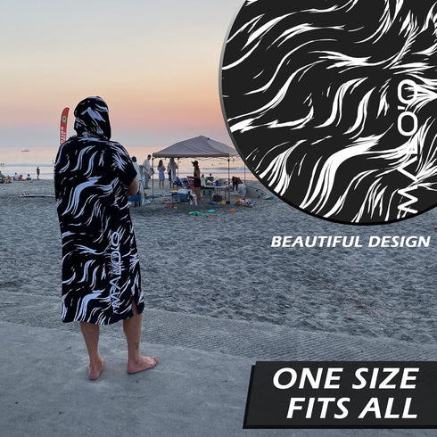 Swimming Malo'o Mehana Changing Poncho - Cotton - Great for After Surfing