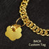 Hillban Cat Collar with Diamond Chain, Glitter Walking Metal Necklace with Secure Buckle for Small Cats (Gold, 10 Inch)