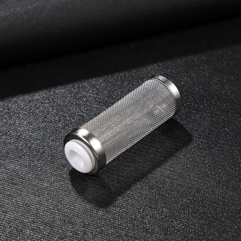 POPETPOP Aquarium Fish Tank Pre-Filter Intake Strainer, 12mm Stainless Steel Cover