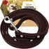 ADITYNA Premium Leather Dog Leash - 6 ft, Heavy-Duty, Soft & Strong for Small/Medium Dogs, Perfect for Walking,