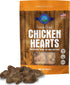 Freeze Dried Dog and Cat Treats, Chicken Heart, All Natural, High Protein, 8oz, Made in USA