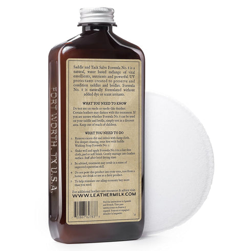 8, 12 Chamberlains Leather Milk Saddle Tack Salve Conditioner Formula No. Ounce
