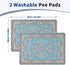 2 Pack 36"x24" Washable Pee Pads for Dogs and Cats Reusable Puppy Training Pads Super Absorbent Waterproof Dog Training