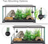 REPTI ZOO 2 Pack Reptile Terrarium Thermometer Hygrometer, Digital Display with Suction Cup for Pet Rearing Box