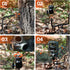ALTIN 4 Pack 1/4" 20 Screw360 Trail Camera Tree Mount, Tracking Bracket, Tree x Rotatable Interface Trailcam Holder