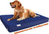 Dogbed4less XL Heavy Duty Dog Bed Replacement Cover, External Zipper Duvet Cover, Navy Blue, 40X35X4 Inches